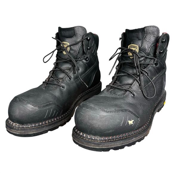 Irish Setter By Red Wing Edgerton XD Black Waterproof Safety Toe Boot Size15 main image 9